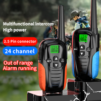 2PCS Kids Walkie Talkie Portable Outdoor Children Two Way Radio 6KM Receiver Walkie-Talkie Radio Comunicador Toys For Boys Girls