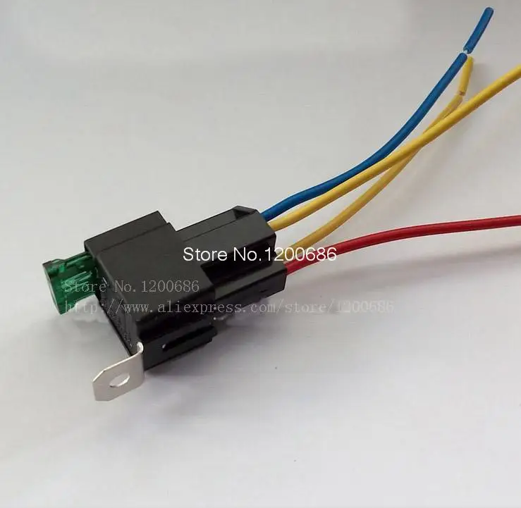

12V 30A automotive relays with insurance relay box