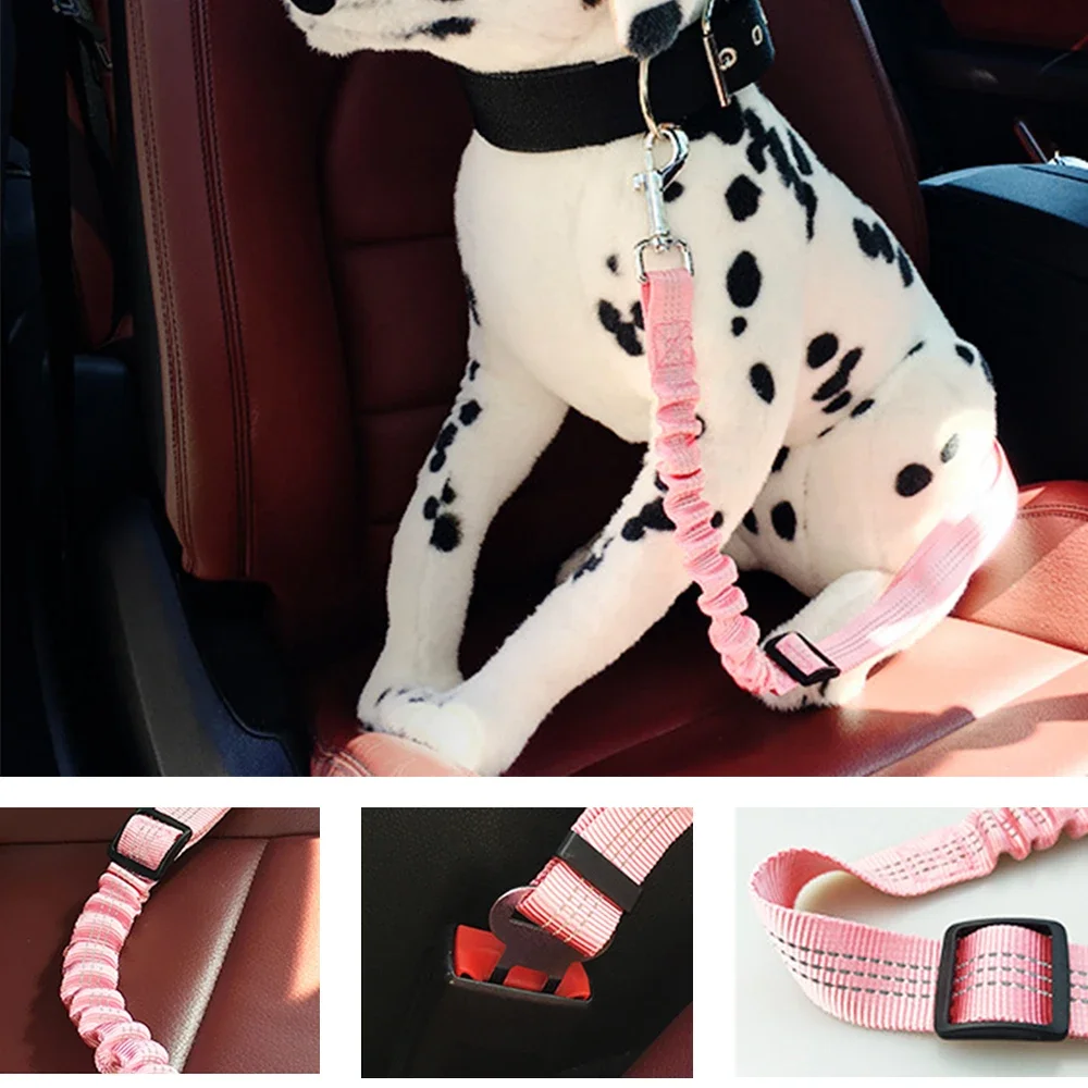 Comprimento ajustável cinto elástico para filhotes, cintos de segurança do cão, instalação rápida e fácil, General Motors