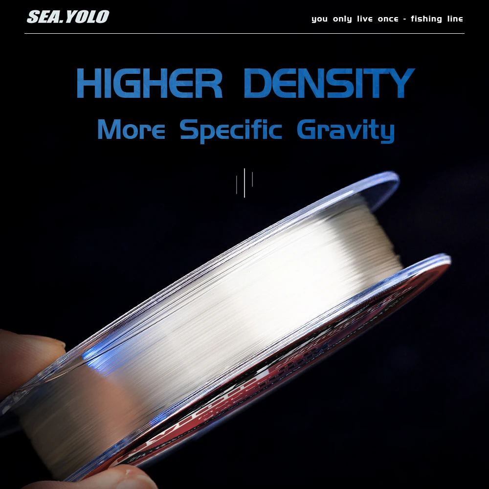 Yolo Sedal de pesca nylon resistencia extrema para vinilos y jigs