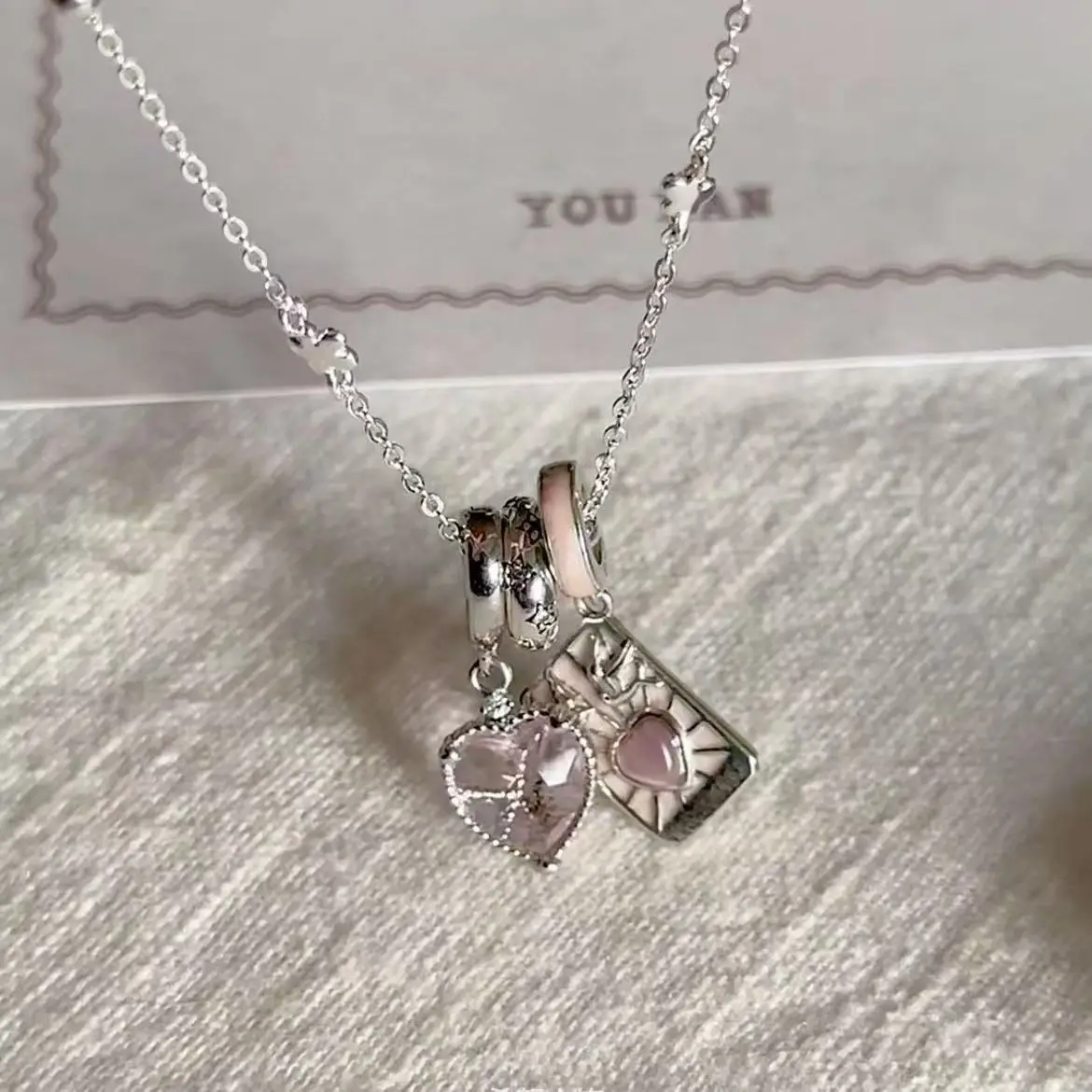 

Love Tarot brand new pendant love necklace fashion tarot brand fashion high-end niche collarbone chain