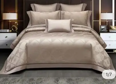 Premium Egyptian Cotton Jacquard Duvet Cover set Luxury Extra King US Queen King 4/6Pcs Bedding set Comforter Cover Bed sheet