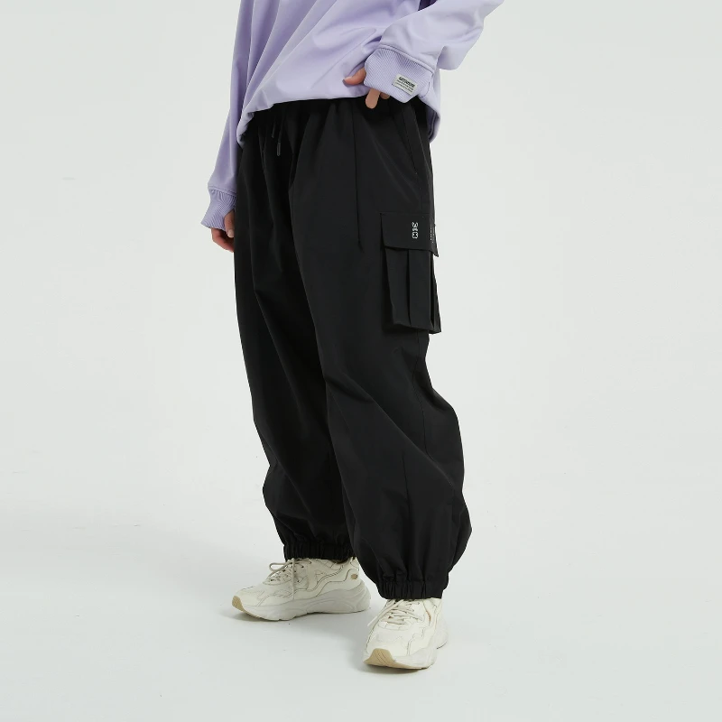 

Single Double Board Loose Ski Pant Women Waterproof Windproof Warm Snow Pants Man Winter Breathable Outdoor Snowboard Sport Wear