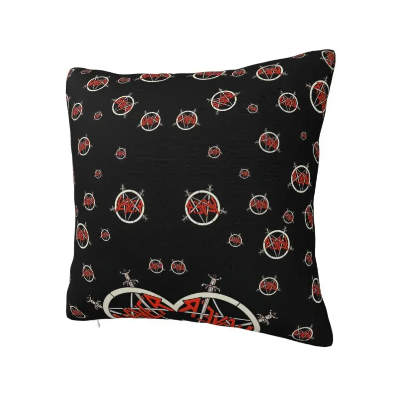 Heavy Metal Rock Slayers Nordic Throw Pillow Covers Living Room Decoration Chair Cushion