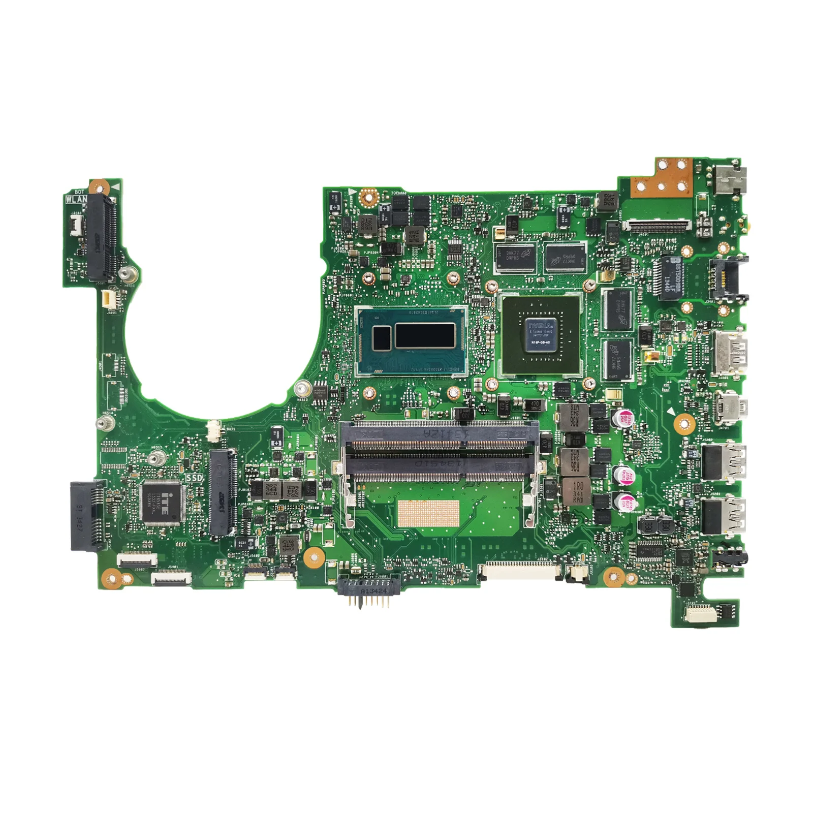 N550LF Notebook Mainboard For ASUS N550LF N550L Q550LF Q550L Laptop Motherboard I5-4200U I7-4500U CPU GT745M 2G TEST OK