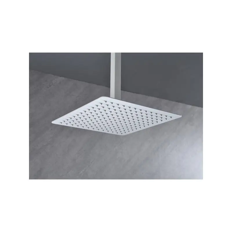 

12" High Pressure Rain Showerhead, 304 SS Square Showerhead with Self-Cleaning Nozzles for Full Body Coverage and Enhanced