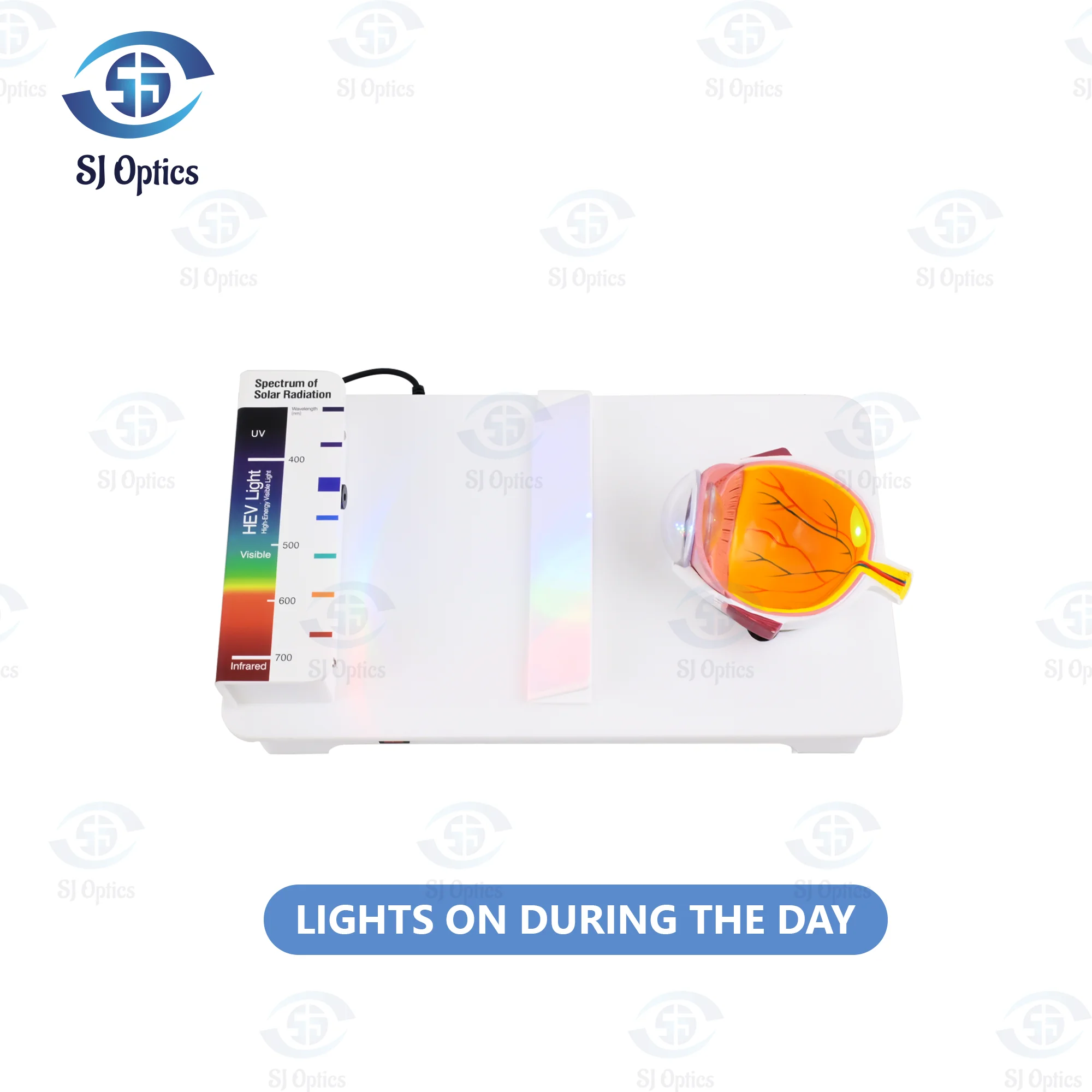 SJ Optics Blue Ray Tester Optics Instruments Blue Spectrum Analyzer Analysis Machine Lens UV LT-828