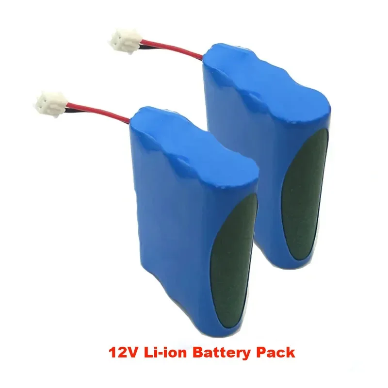 18650 Battery 12.6V/11.1V 3500mAh 12V 3S1P Lithium-ion Battery Pack W/ BMS for Backup Power Ups CCTV Camerar Speaker Bluetooth