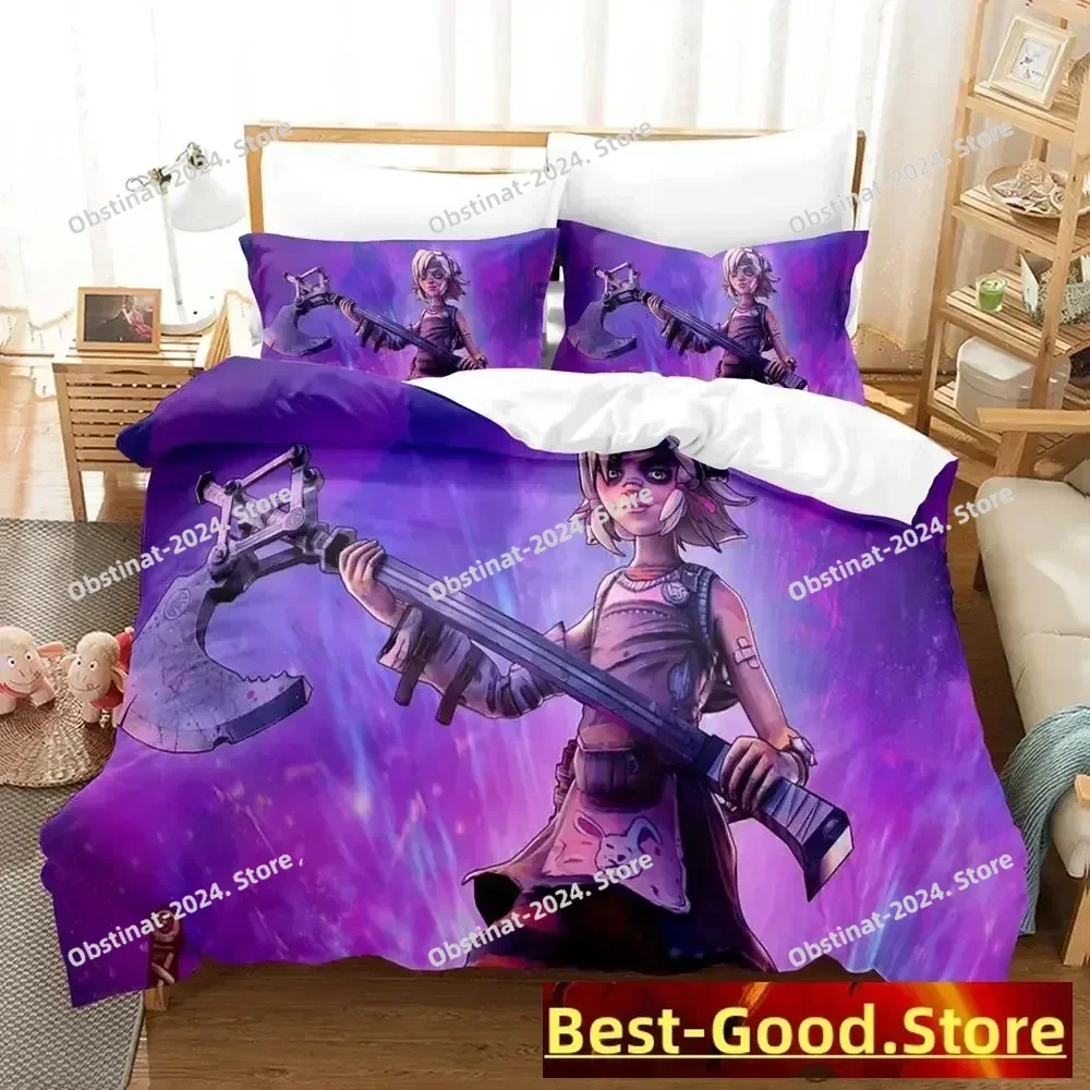 

2023 Game Tiny Tina's Wonderlands Bedding Set Printed With Pillowcase Bed Duvet Cover Soft Single Double Queen Super King Size