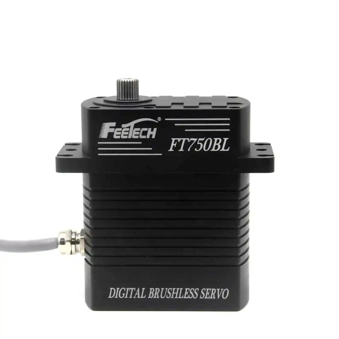 FEETECH 750KG alto par grande sin escobillas 24V Servo gigante 93800BLS alto voltaje 1/5 escala RC coche camión barco avión Robot UAV