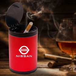 Portable Car Ashtray Cigarette Ash Holders Accessorie For Nissan sentra Serena maxima Versa Juke Micra rogue tiida x-trail nismo