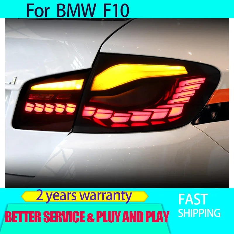 Car Styling for 2011-2017  BMW F10 Tail Lights Taillights BMW 5 series Tail Lights LED DRL Dynamic Turn Signal