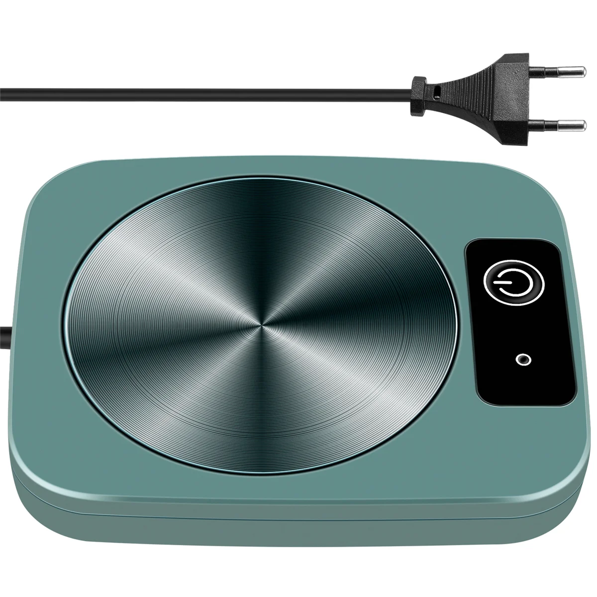 Подогреватель кружки Кофейная кружка Подогреватель чашки Молоко Чай Вода Грелка Подогреватель чашки Теплый коврик Подставка с постоянной температурой ЕС Вилка ГОРЯЧАЯ