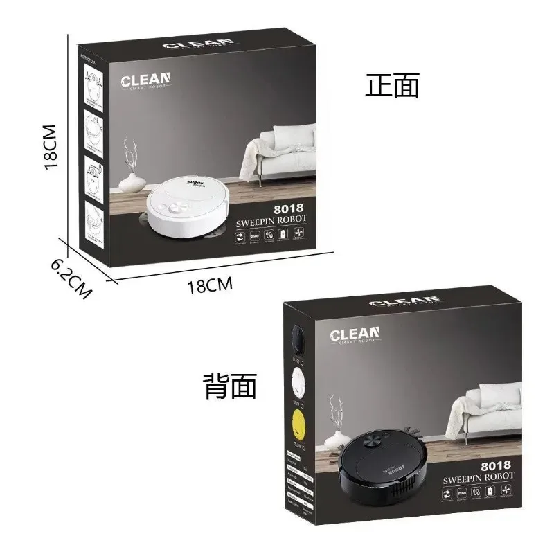 sweeping robot fully automatic home mini cleaning machine usb charging intelligent vacuum cleaner gift wholesale