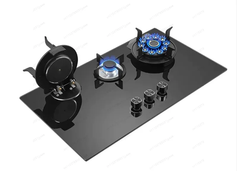 Three-eye Detachable Fire Stove Built-in Glass Gas Stove Energy Saving Stove