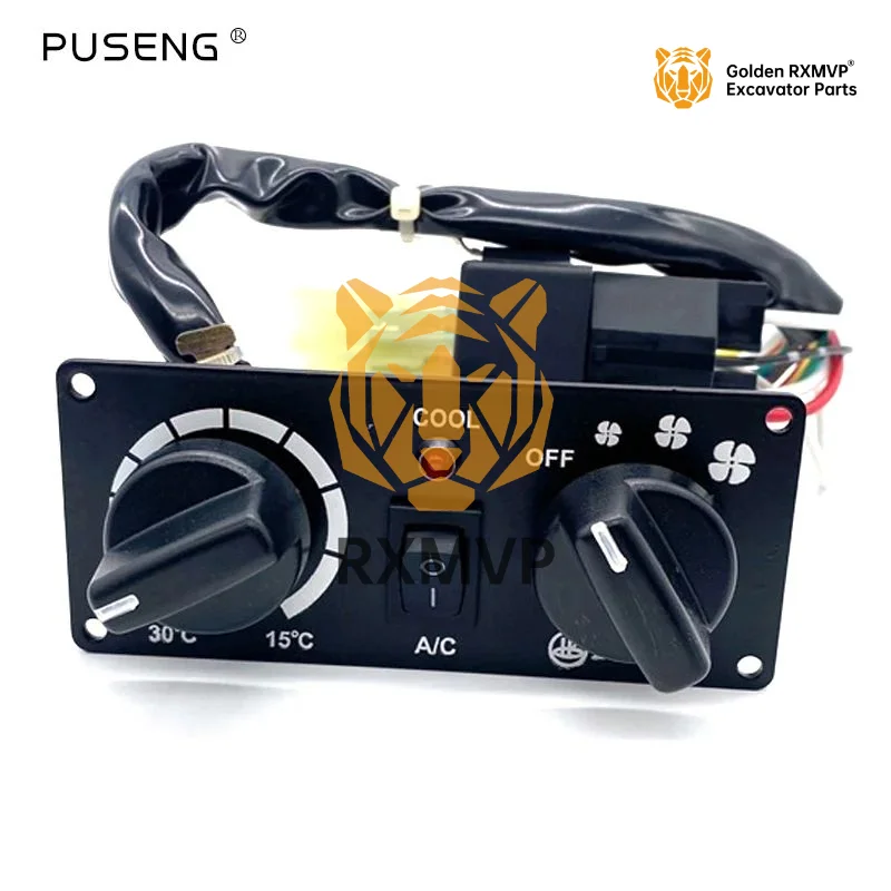 Excavator air conditioning controller panel air conditioning switch accessories/Lonking 60/65 Linggong 60/65 Sany 60/65