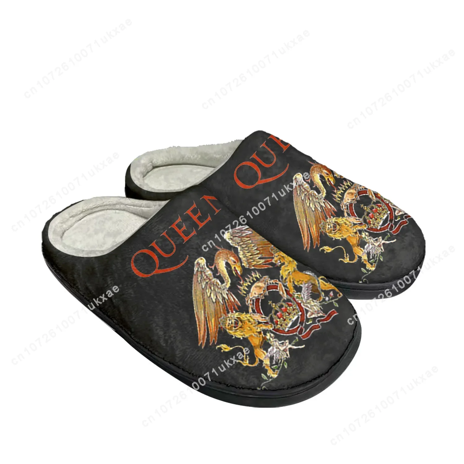 

Queen Rock Band Fashion Home Cotton Custom Slippers Mens Womens Sandals Plush Bedroom Casual Keep Warm Shoes Thermal Slipper