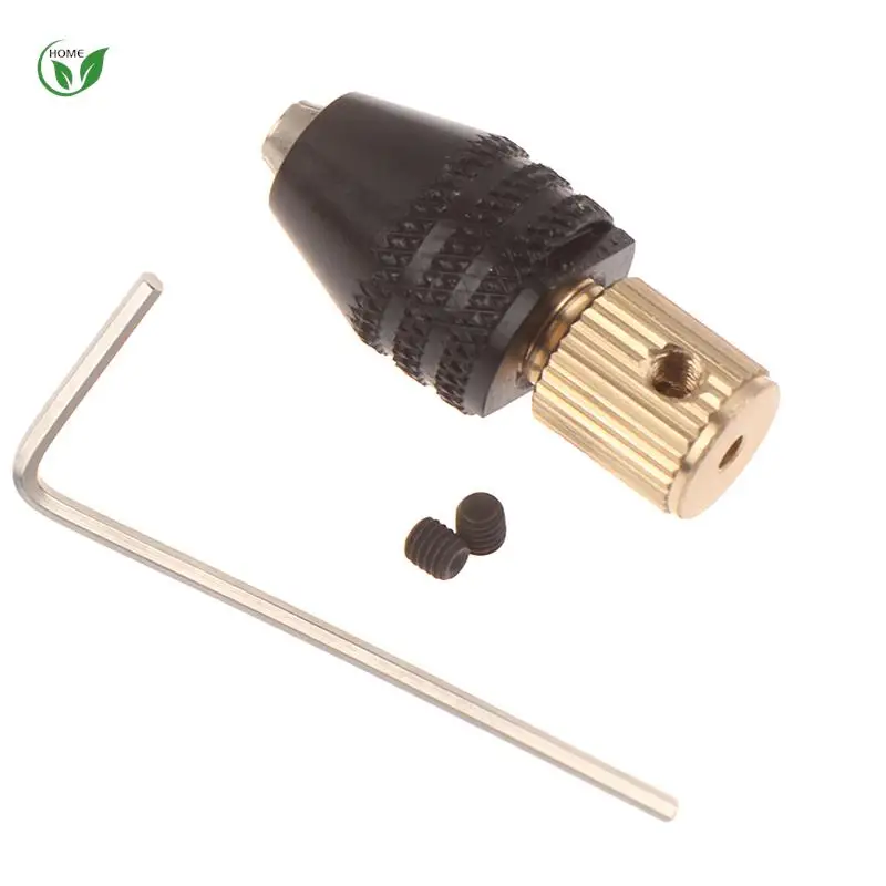 Electric Motor Shaft Mini Drill Chuck Fixture 0.5-3.2mm Drill Bit Micro Drill Chuck Hex Drill Chuck Adapter 2.3mm/3.17mm/ 5mm