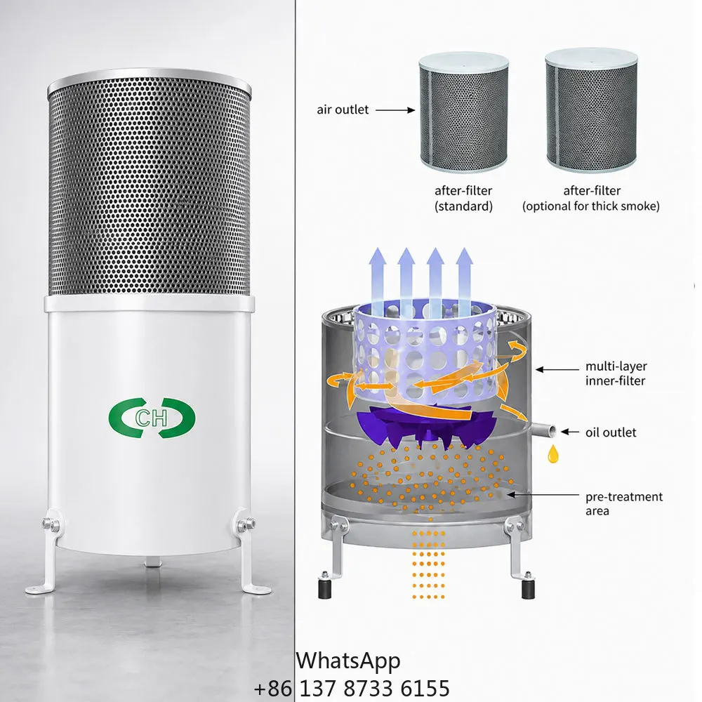 Industrial Oil Fume Collector For Milling, Drilling Tapping & Grinding Machine Workshop