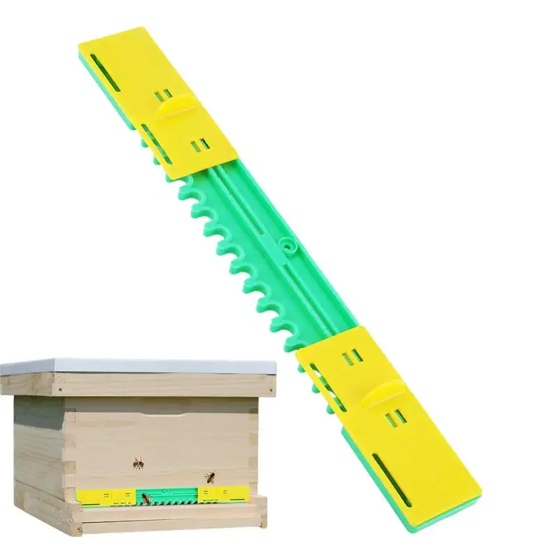 Beehive Entrance Reducer Beehive Travel Gate Anti Escape Hive Gate Adjustable Bee Hive Sliding Guards For Beekeeping Beehive