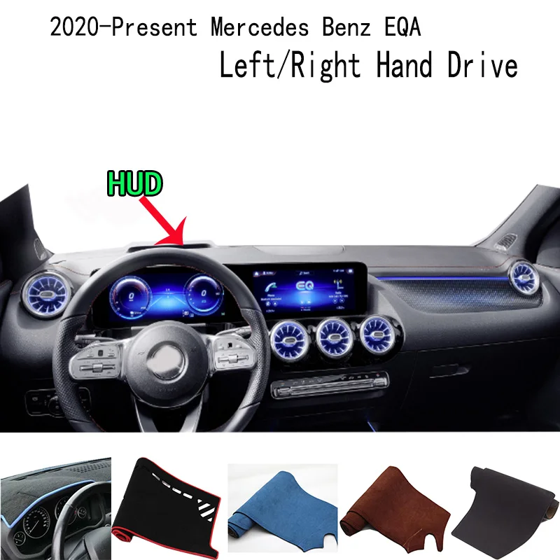 For Mercedes Benz EQA 260 250 300 H243 Accessories Dashboard Cover Instrument Panel Dash Mat Dashmat Protective Pad