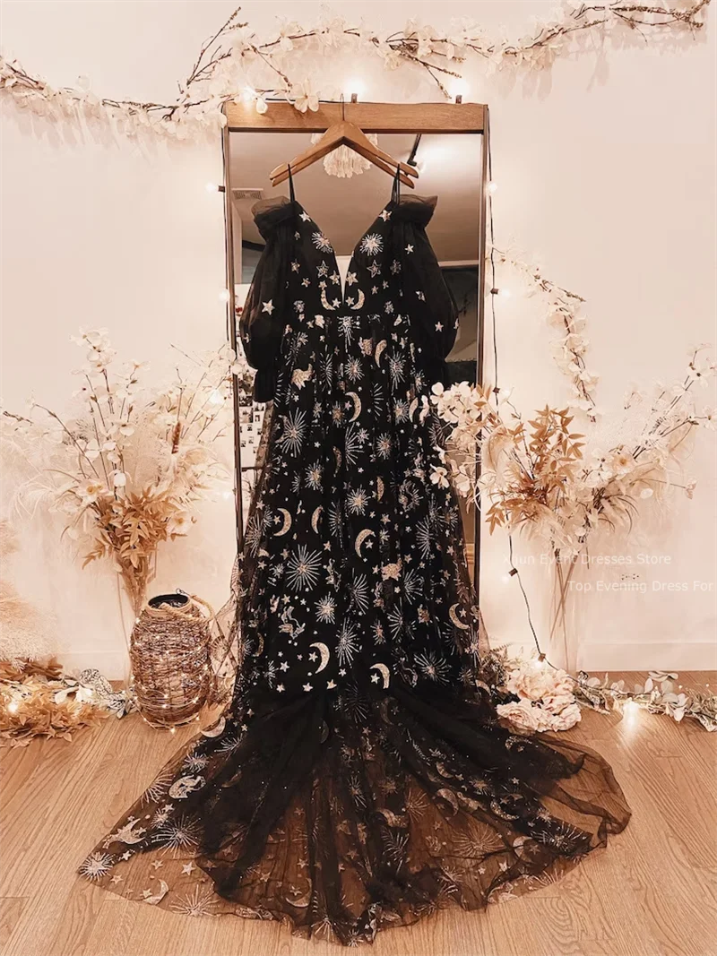 Xijun Modern Prom Dress For Women Glitter Long Tulle Backless Evening Dresses Sweetheart Prom Gowns Robe De Soiree 2023 Train