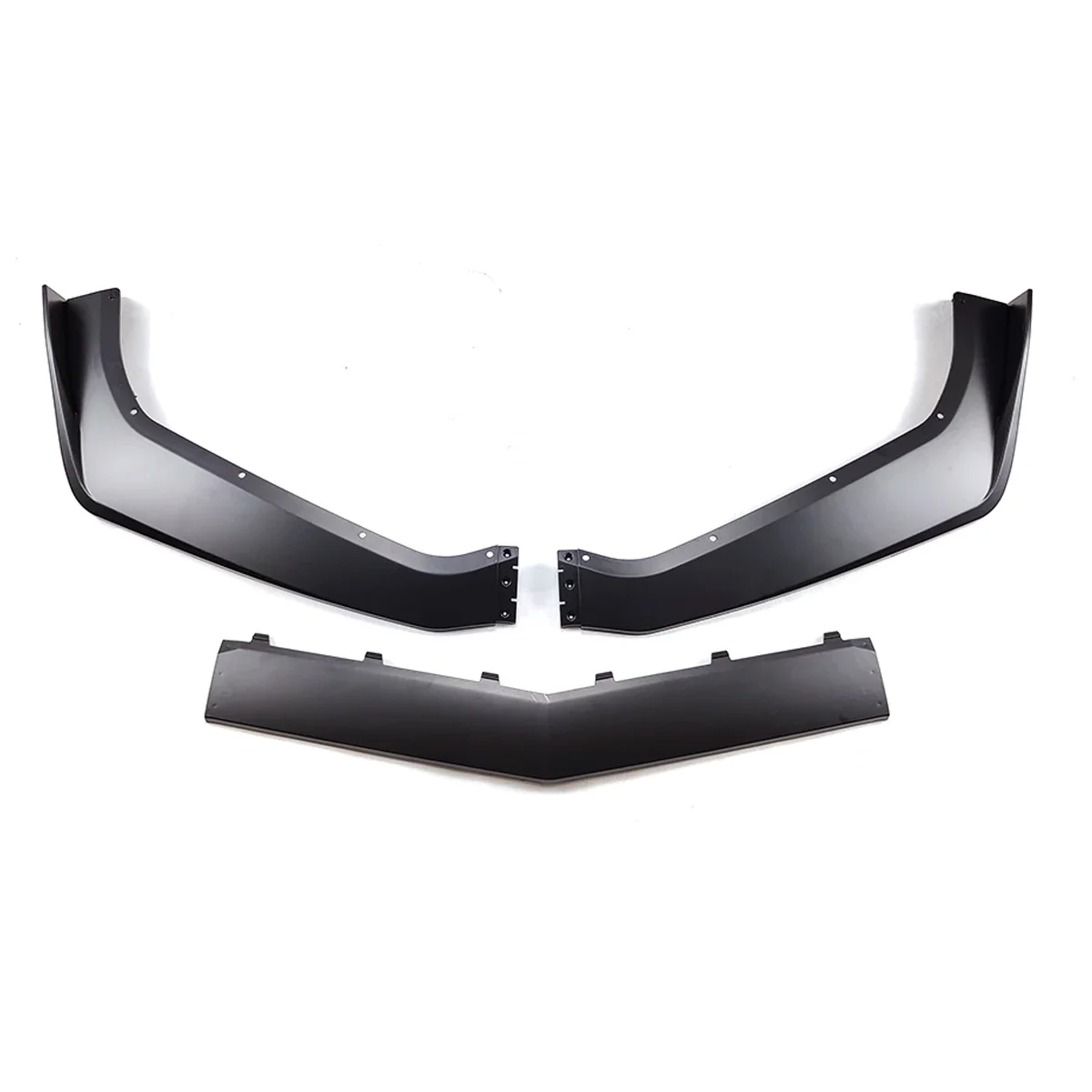 Parachoques delantero de coche, divisor de alerón de fibra de carbono, color negro mate, para Chevrolet Corvette C7, estilo ZR1, 2014-2019