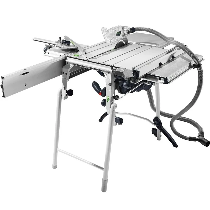 Table saw woodworking miter installation floor cutting push saw
