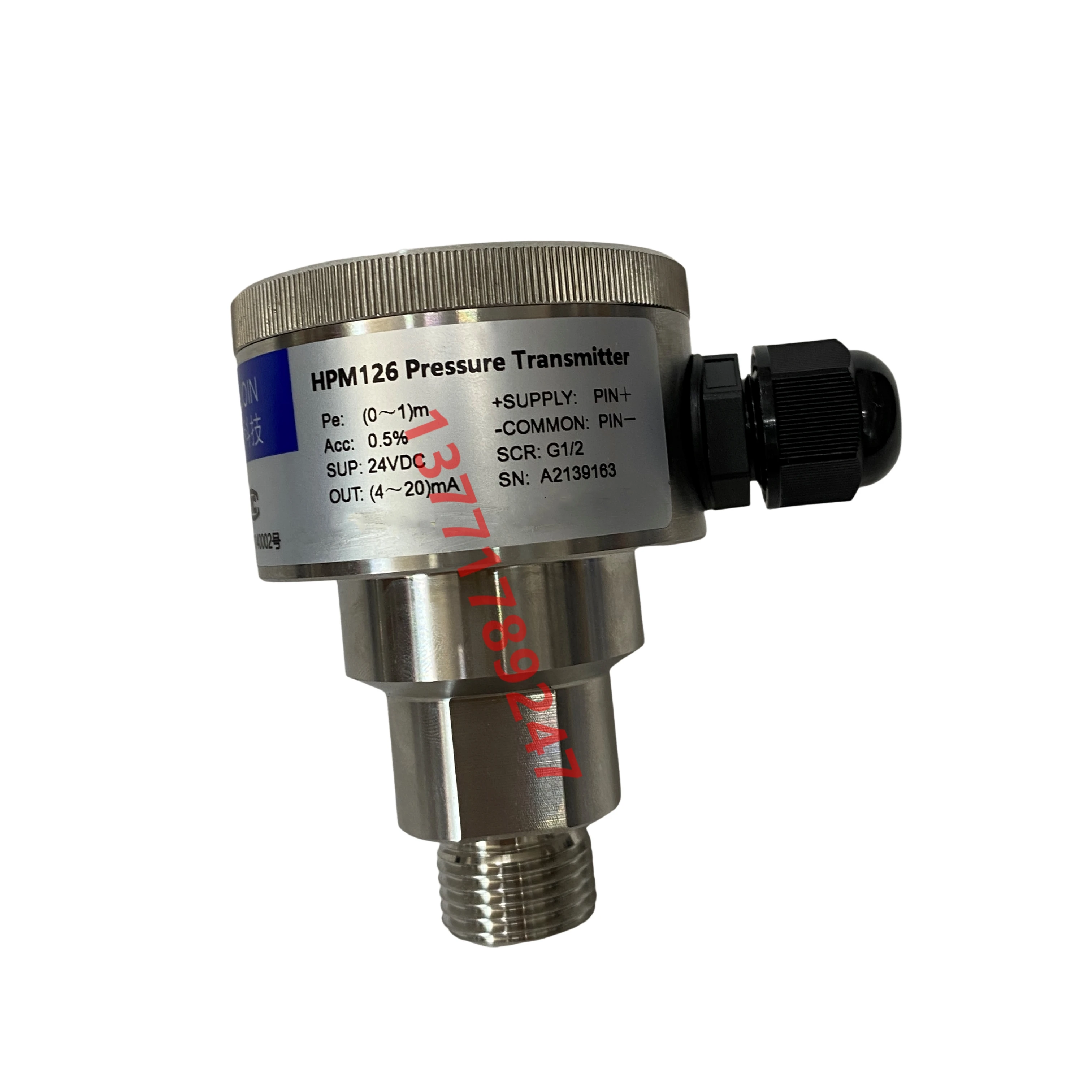 HPM126 pressure transmitter HPM126 pressure switch, dye tank water level sensor, tension switch