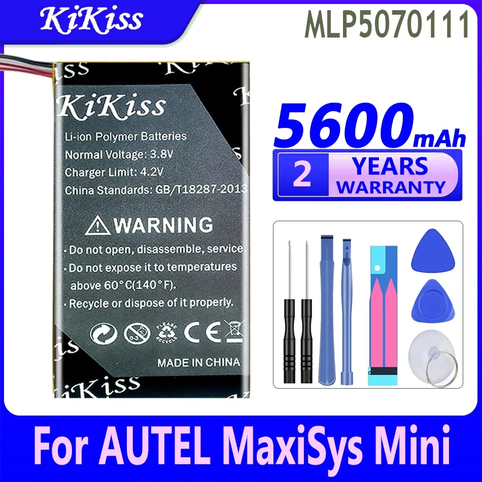 

Мощная батарея 5600 мАч KiKiss MLP5070111 (5 линий) для цифровых батарей AUTEL MaxiSys Mini MS905 MS906 MK808 MK808BT MK808TS