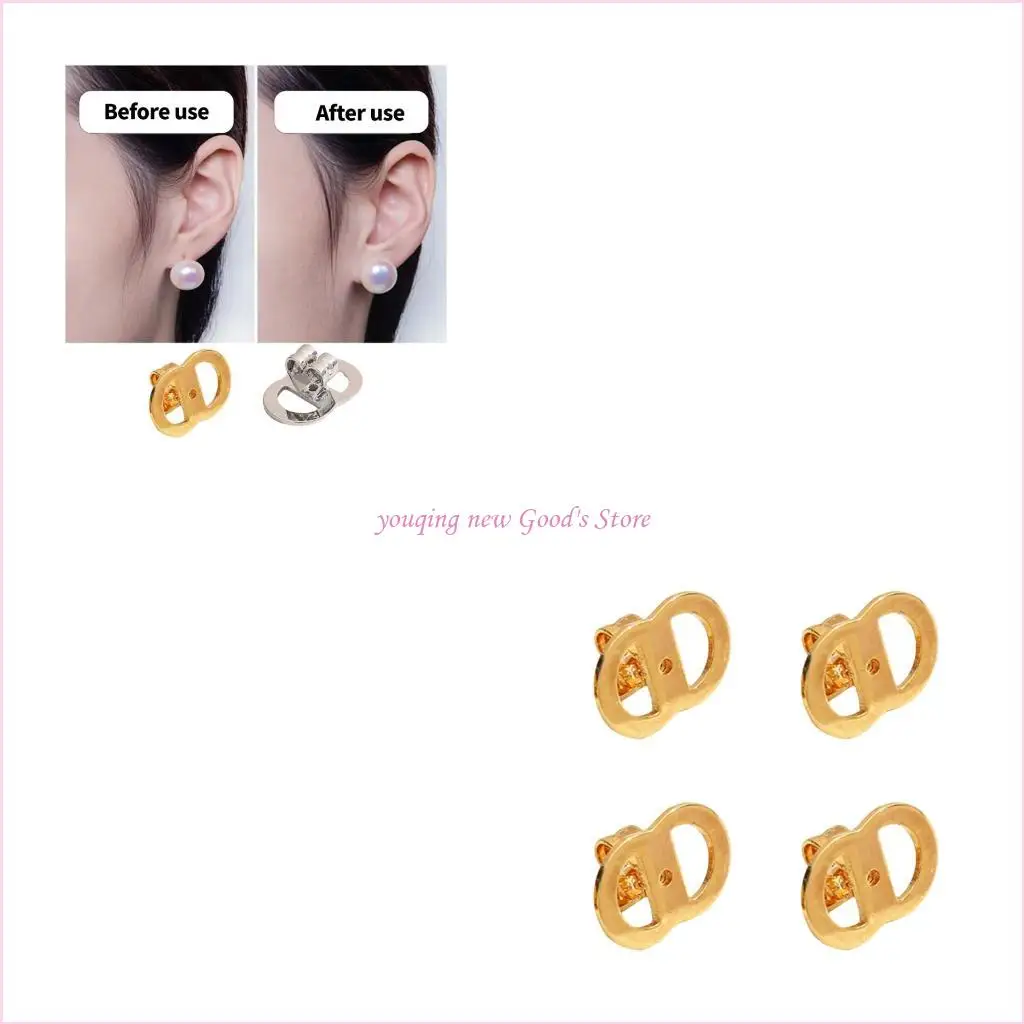 

57QA Зажим для сережек с 8 дизайнерскими опорами, тяжелые серьги, удобная посадка, универсальный держатель для ювелирных изделий