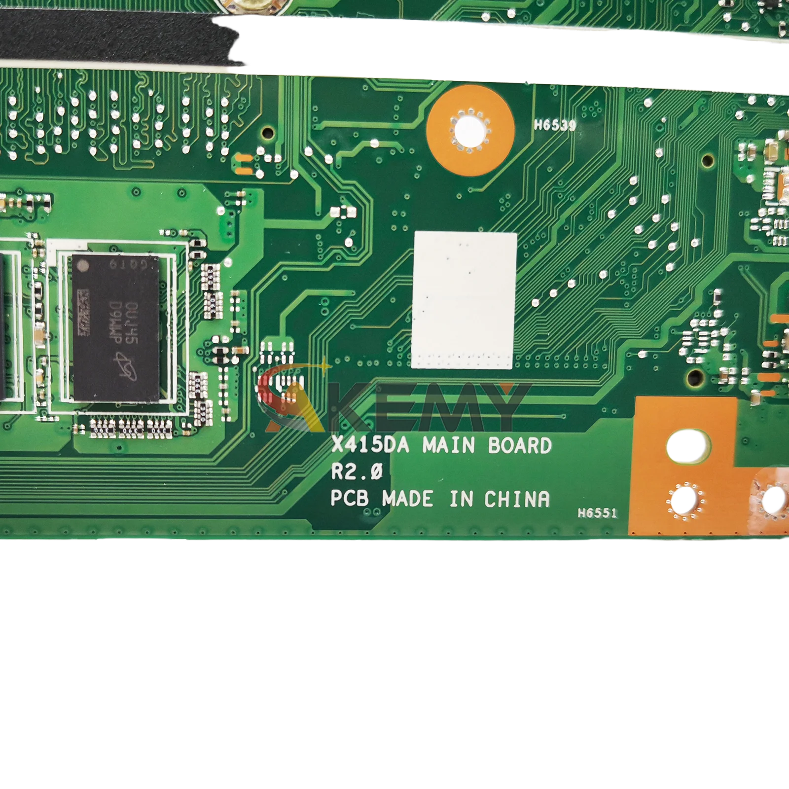 X415DA Motherboard Laptop untuk ASUS VivoBook X415D X515DAP X515DA FL8850D Mainboard Notebook dengan R3 R5 R7 CPU 100% Tes OK Stk