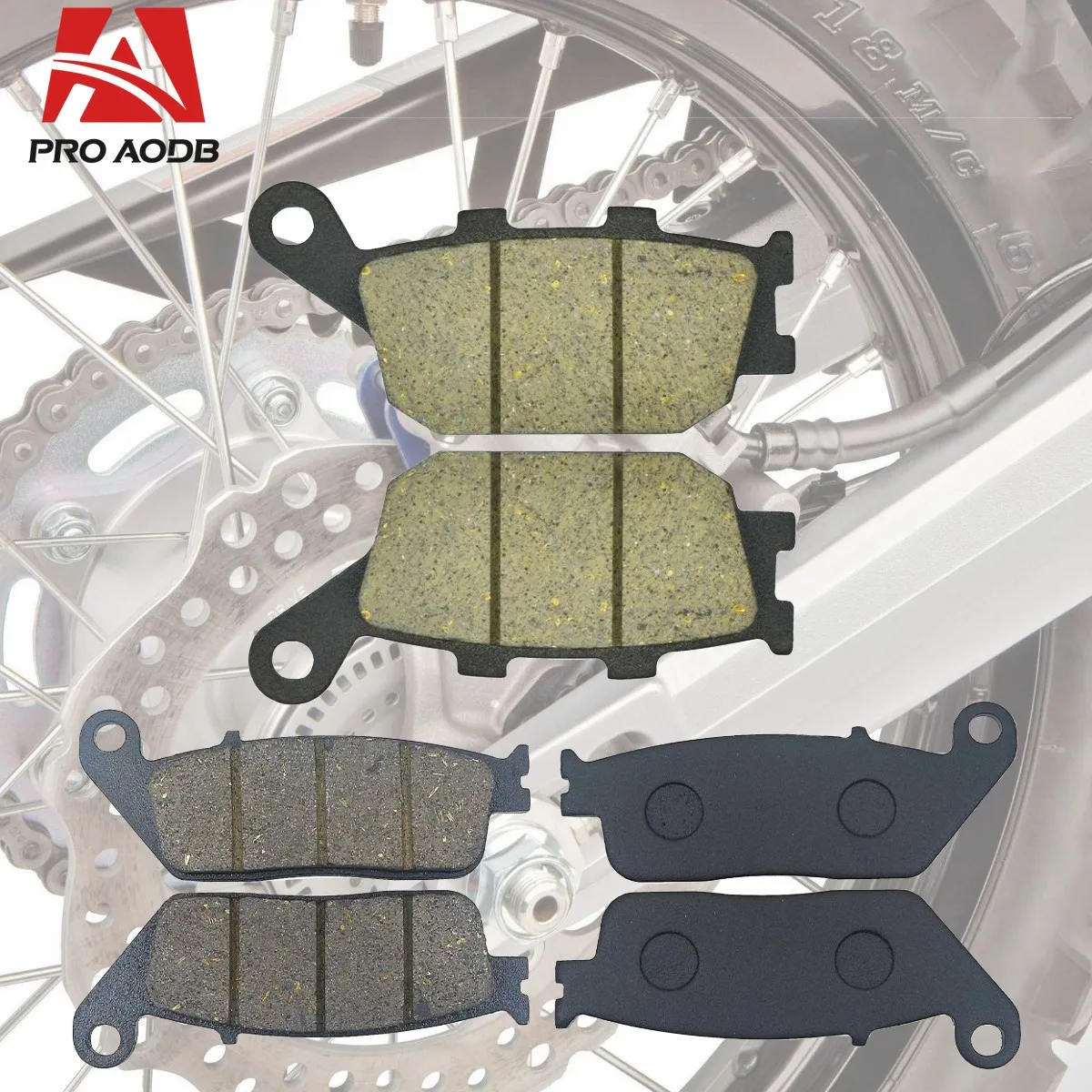 Sturdy Durable Brake Pads Disc For Honda Motorcycle CBR400 NC29 NC29 / CBR250 MC19 MC22 / NV400 Nv 400 Ros/CB-1 CB400SF CB400F