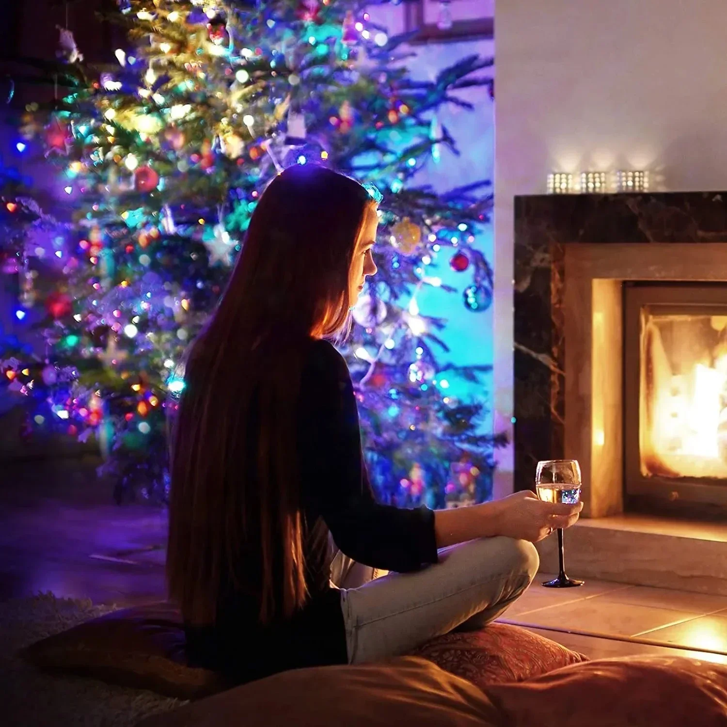 USB LED Lichterkette 2M/5M/10M/20M/30M mit 8 Modi und Fernbedienung, Feengirlanden für Hochzeit, Weihnachten, Feiertage, Dekorationslampen für Neujahr – Detail 1