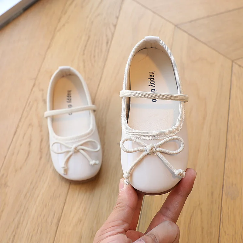 Summer Girls Sandals Fashion Bow Girls Princess Shoes Baby Girl Party Performance Shoes Flat Heel Sandals