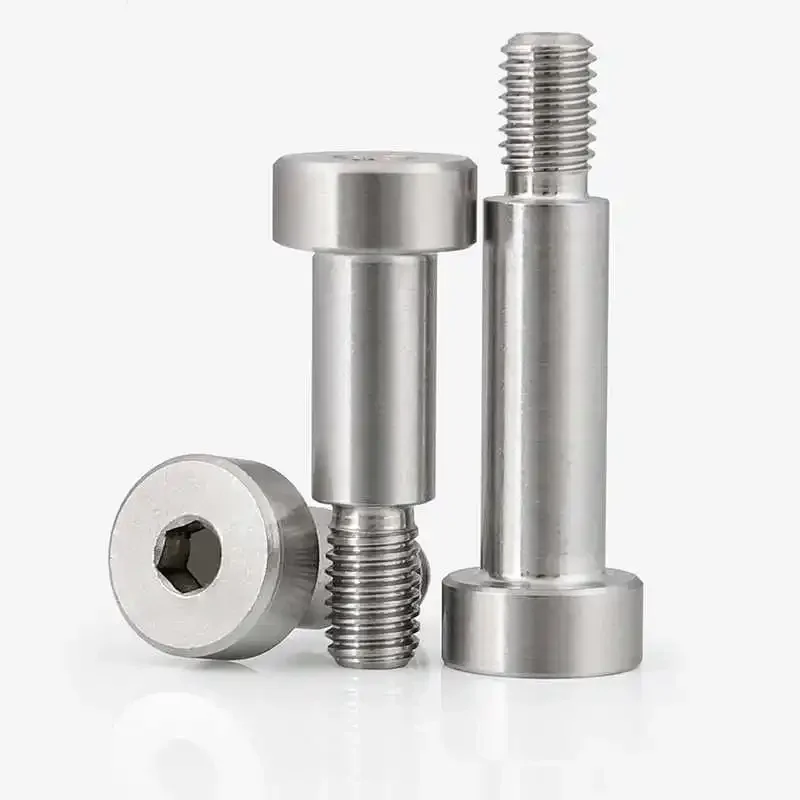 304 Stainless Steel High Tensile Screw Bolt Hex Hexagon Socket Cap Head Shoulder Roller Bearing Scree Bolt 10pcs/lot M3 M4 M5 M6