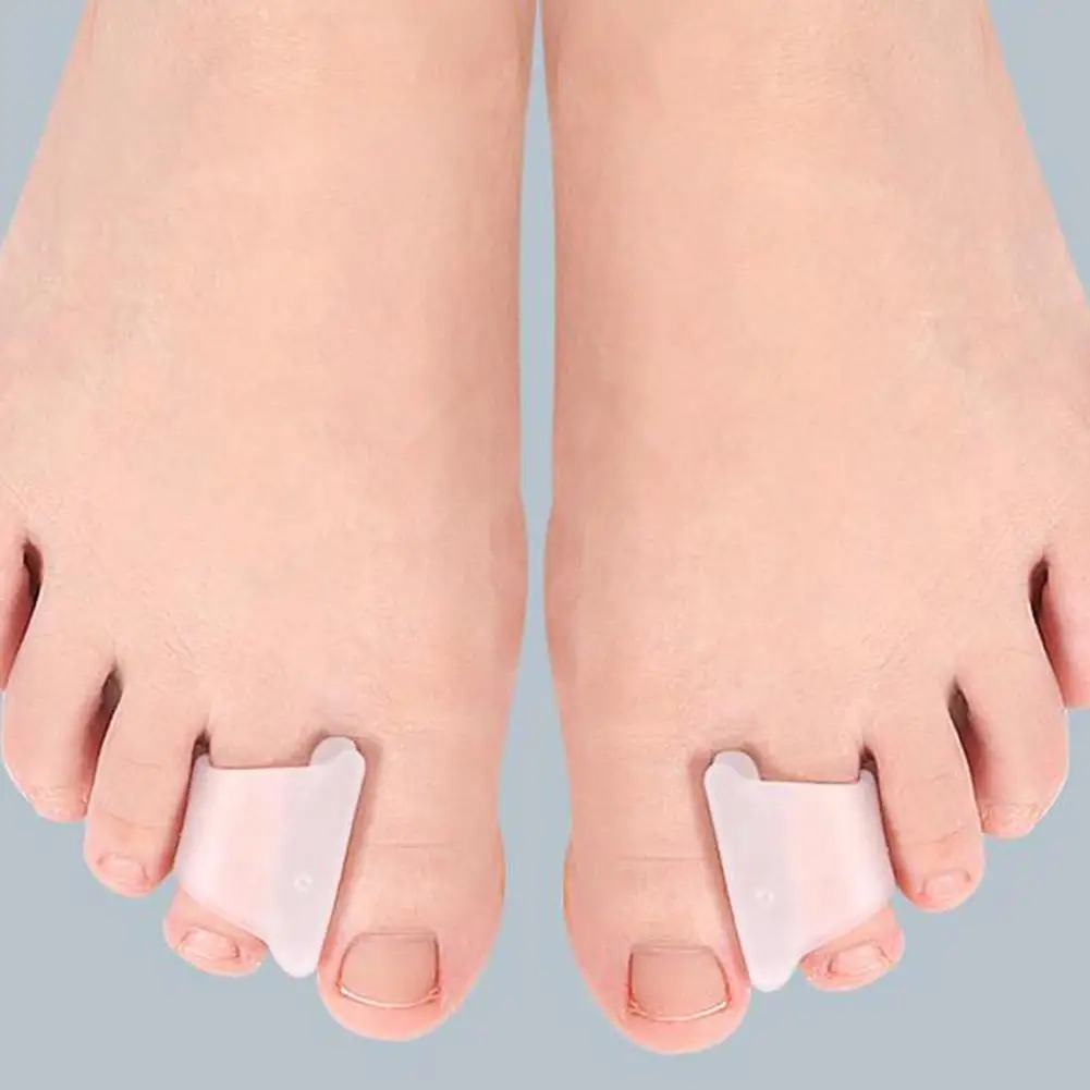 

1 Pair Toe Bending Orthosis Hammer Toe Separator Straightener Feet Protector Care Toe Valgus Cover Pad Bunion Split Anti-pa F0J4