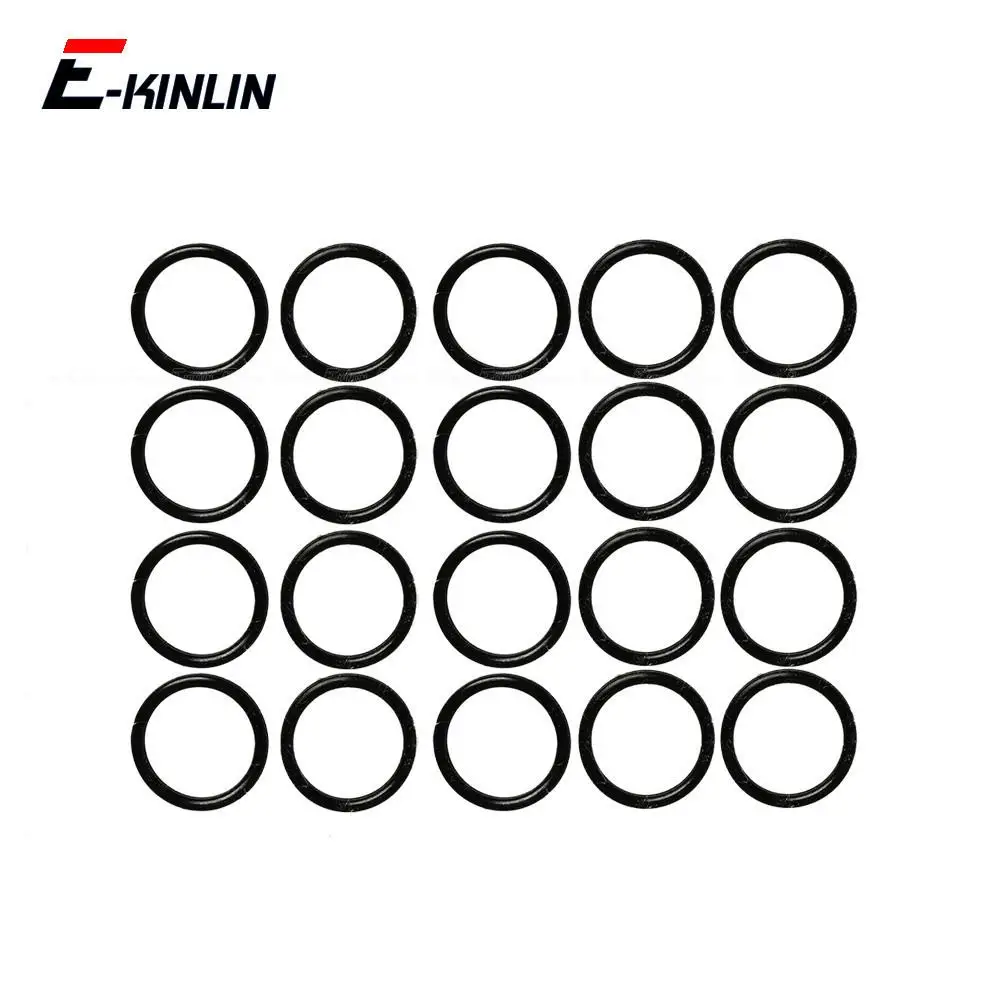 100pcs Back Camera Lens Cover Waterproof Seal Rubber Ring Circle For iPhone 11 12 13 mini 14 Plus Pro X XR XS Max Repair Parts