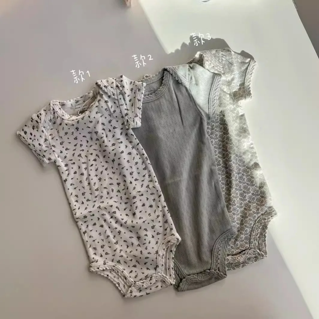 Newborn Clothes SP Brand 2024 New Summer Baby Romper Infant kids clothes Cotton Baby Girl Bodysuit Short Sleeves Ropa De Bebe