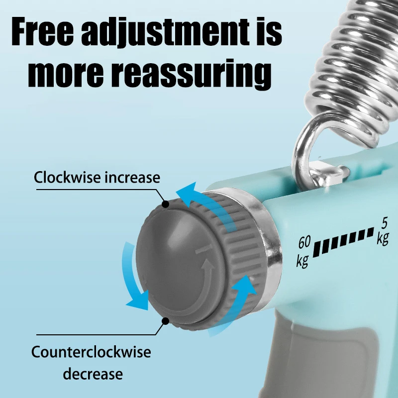 전자 카운트 그립 강도 테스터, 핸드 트레이너, 전문 조정 가능한 그립 강도 테스터