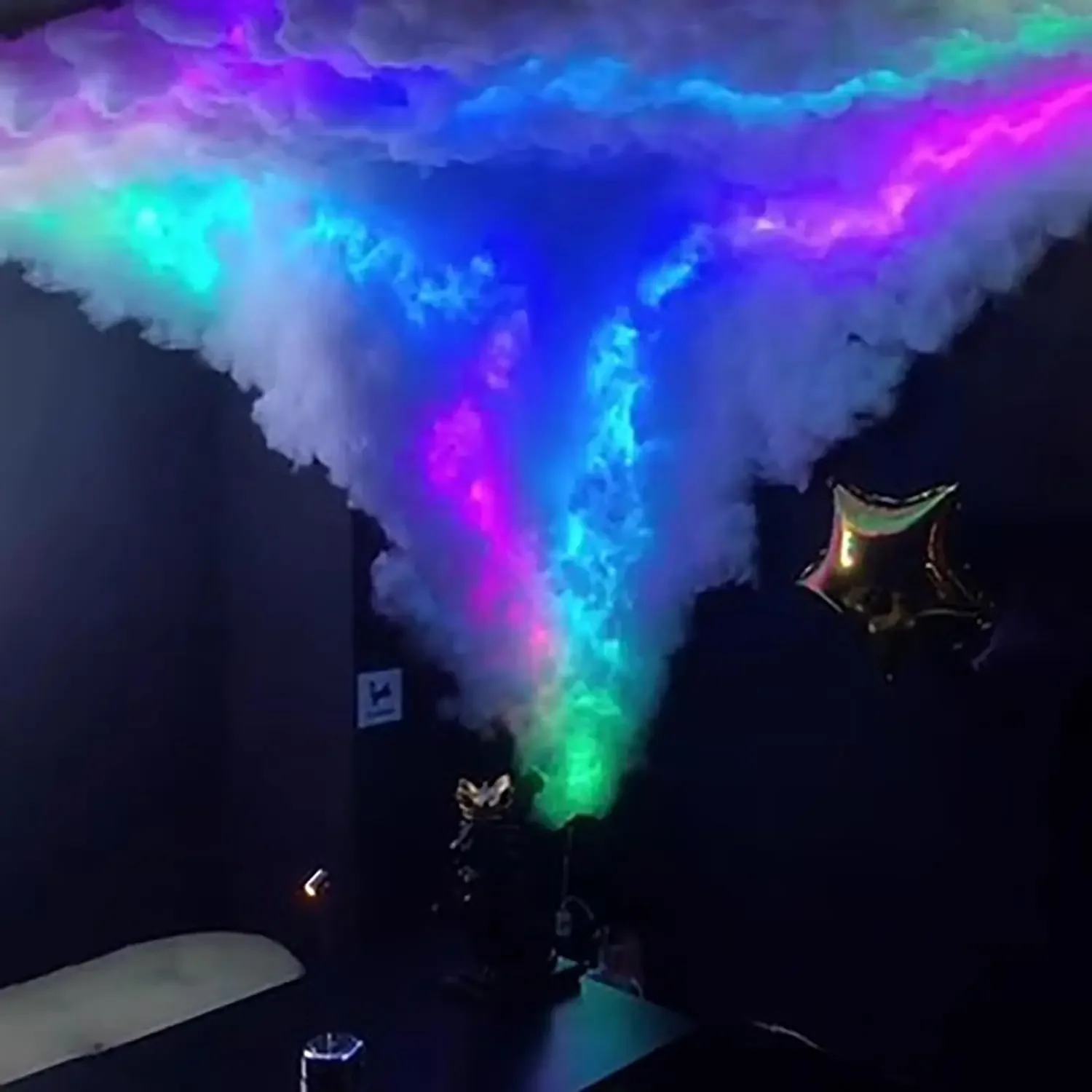 RGB Thunder Cloud Lamp Led , DIY Creative Cloud Lights Strip， Gaming Room Wall Light Bar Atmosphere Party Festival Decor Lights