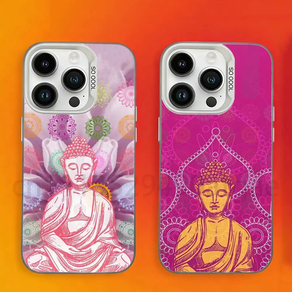 

Buddha Art Pattern Phone Case For iPhone 17,16,15,14,13,12,11,Pro,Max,Plus,Mini, Anti Fall Matte Hard Bumper