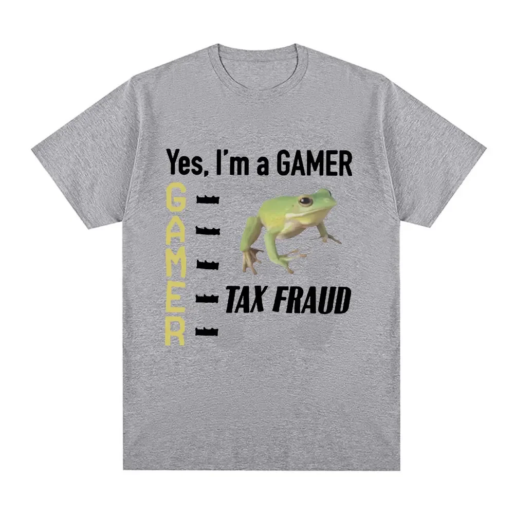 الضغط الاحتيال ألعاب مضحك الضفدع ميمي تي شيرت الرجال النساء موضة الهيب هوب تي شيرت تقليدي عادية فضفاض تي شيرتات قصيرة الاكمام #1