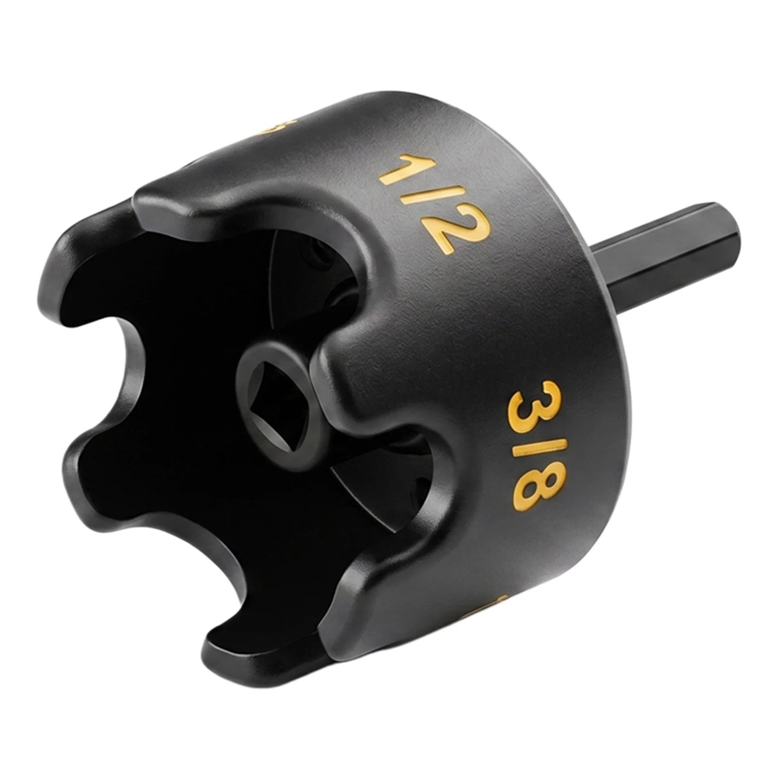 Aluminum Alloy Nut Remover Drill Bit for 1/4 3/8 1/2 Inch Threaded Rods Nut-Zipper Drills Attachment for Impact Drills
