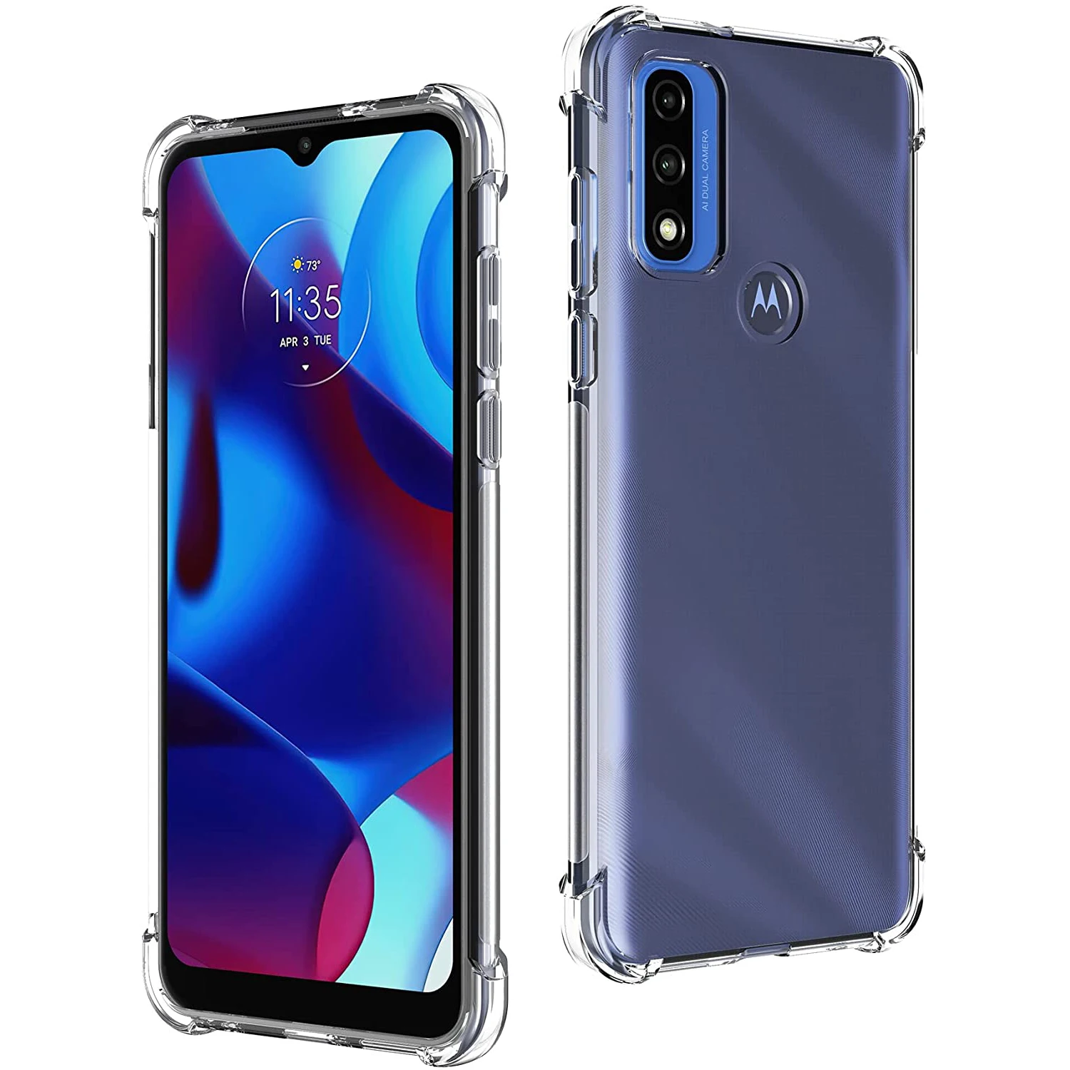 

Case for Moto G Pure G Play Power Stylus 2022 G50 G51 G71 Shockproof Slim Ultra-Thin Soft TPU Silicone Anti-Drop Phone for Moto