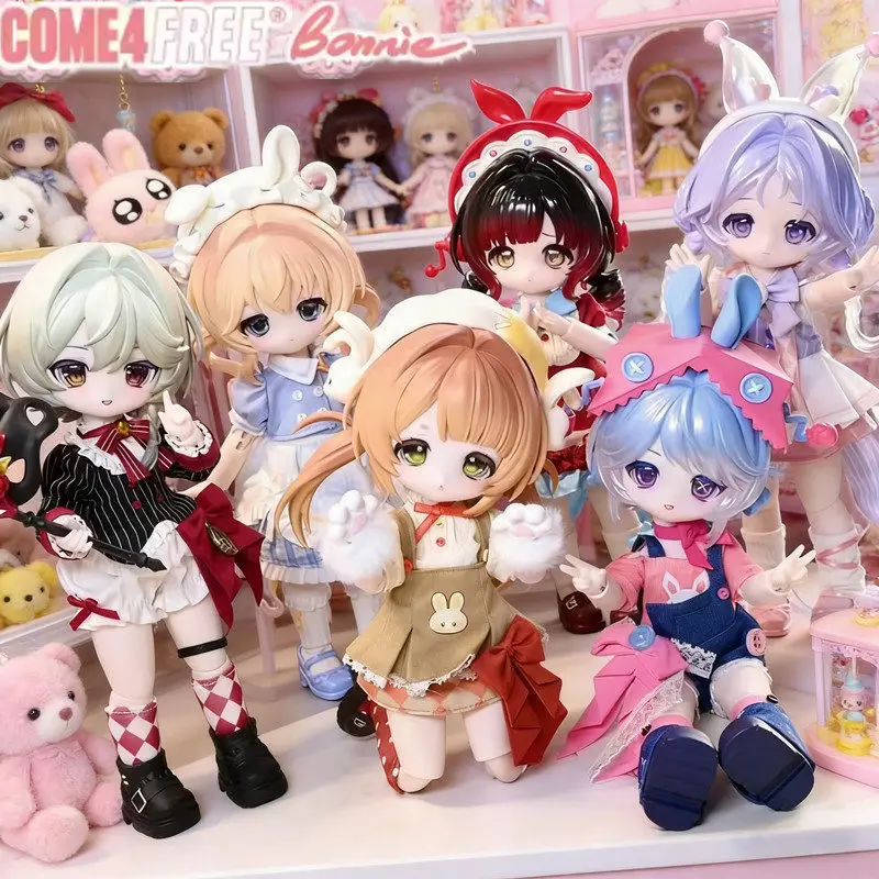 

COME4FREE Bonnie Bunny Dream Box Series Bjd Blind Box Toys Mystery Box Kawaii Model Action Figure Movable Joint Desktop Toys