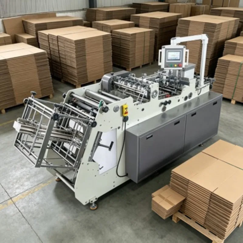 Disposable Paper Burger Box Forming Machine Carton Erecting Equipment Hamburger Box Making Machine 200pcs/min