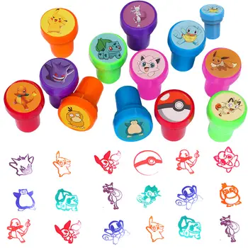 寶可夢主題生日派對禮物 皮卡丘鑰匙圈 紋身貼紙 印章 手環 糖果盒 送給賓客的禮物 兒童嬰兒派對禮物 10 最佳銷售 寶可夢主題生日派對裝飾 - №7