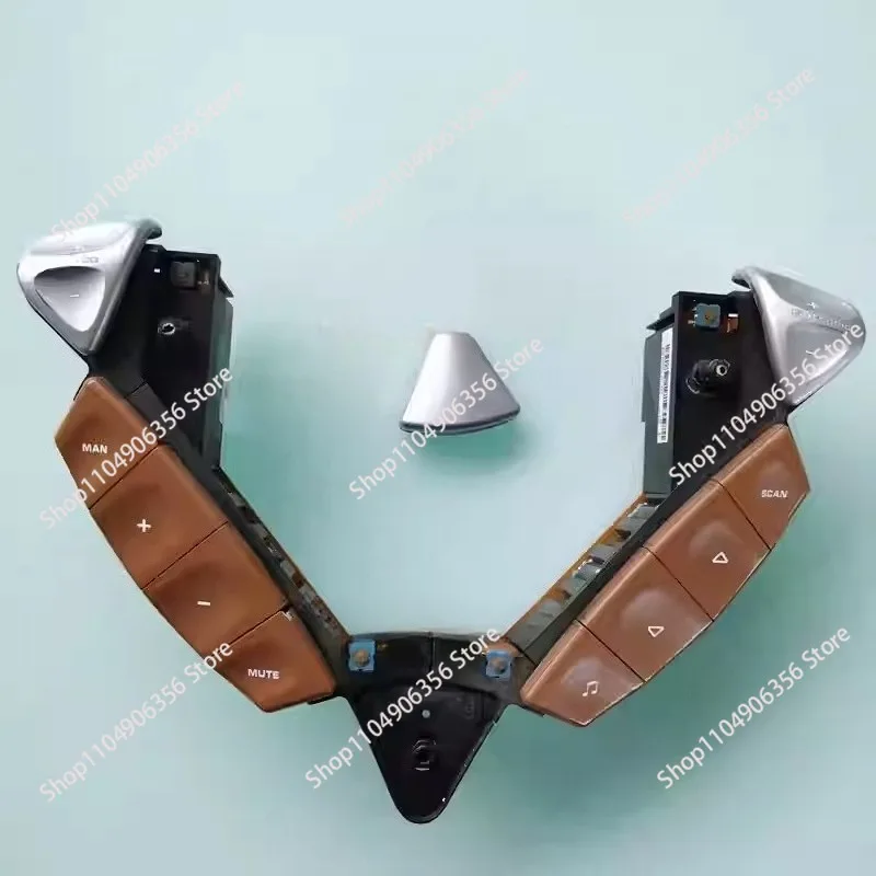 For Porsche Cayenne Steering Wheel Switch Button Cover Trim