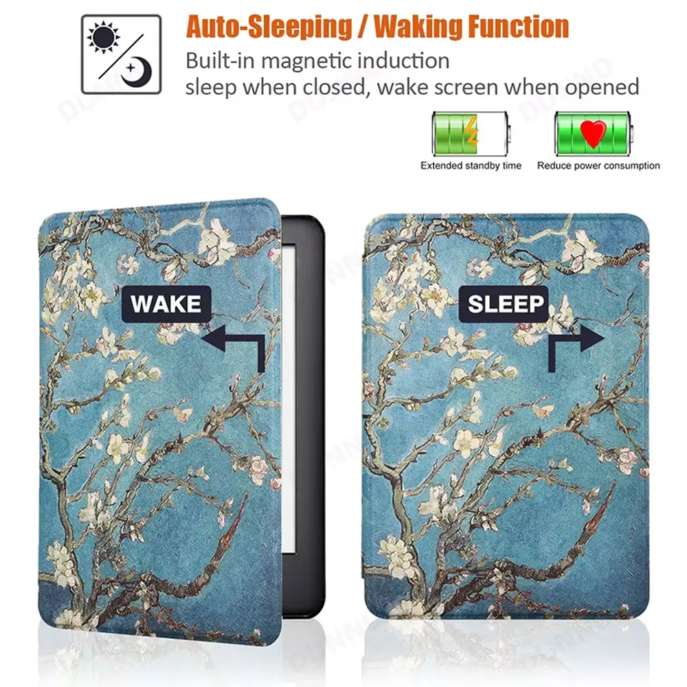 Case for Kindle 2024 2022 2021 Paperwhite Colorsoft 1 2 3 5 6 10th 11th 12th Generation 6 6.8 7 Inch Magnetic Pouch Cover Shell